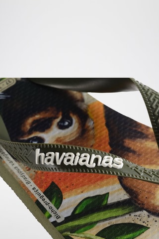 Slippers Kaki en Oranje