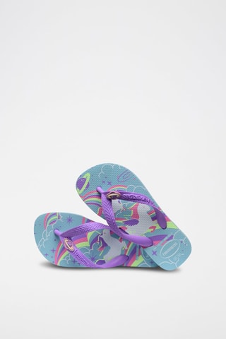 Slippers Hemelsblauw en Paars