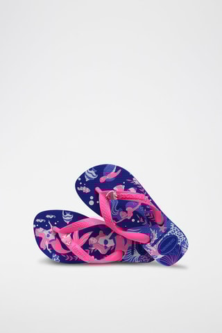 Slippers Marineblauw en Roze