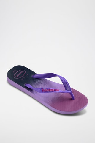 Slippers Paars en Zwart