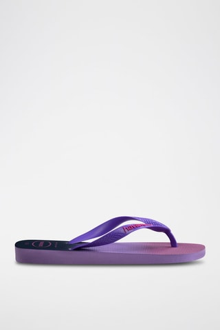Slippers Paars en Zwart