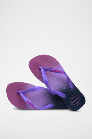 Slippers Paars en Zwart