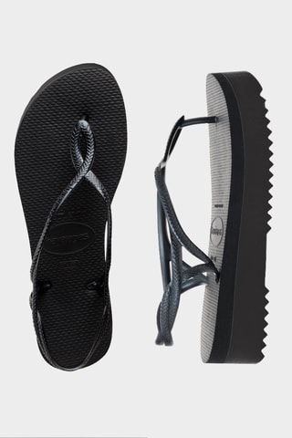 Platform Sandalen - Zwart