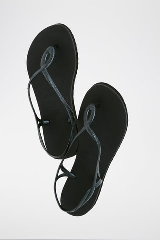 Platform Sandalen - Zwart