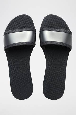 Sandalen Anthraciet en Zilverkleurig
