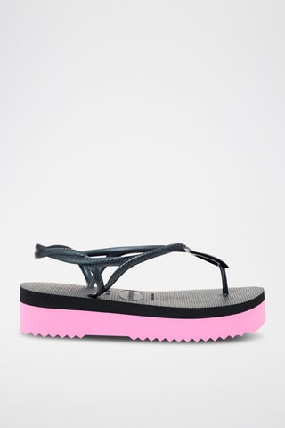 Platform Sandalen - Zwart en Roze