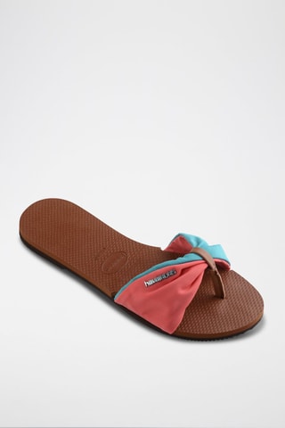Sandalen Bruin en Roze