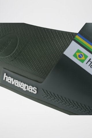 Muiltjes Slide Brasil - Donkergroen