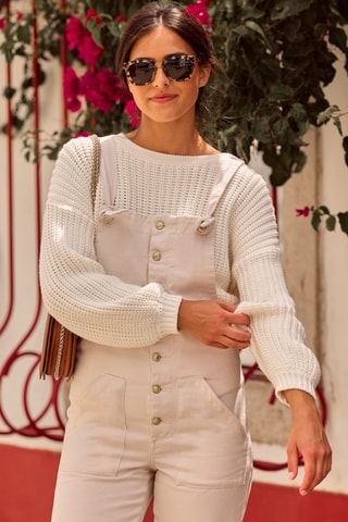 Salopette 7/8 - Beige