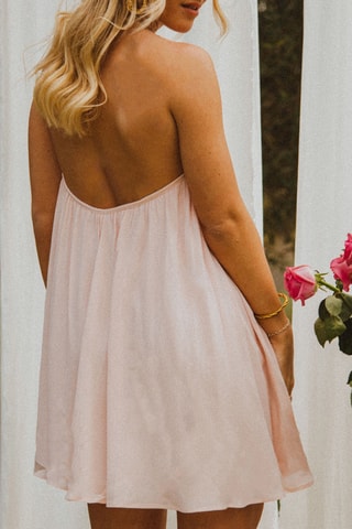 Robe courte - Rose pâle