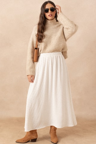 Jupe longue - Blanc