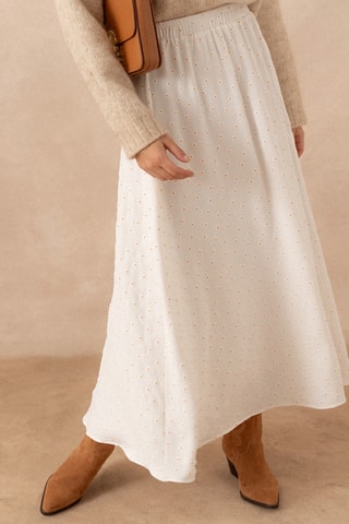 Jupe longue - Blanc