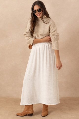 Jupe longue - Blanc