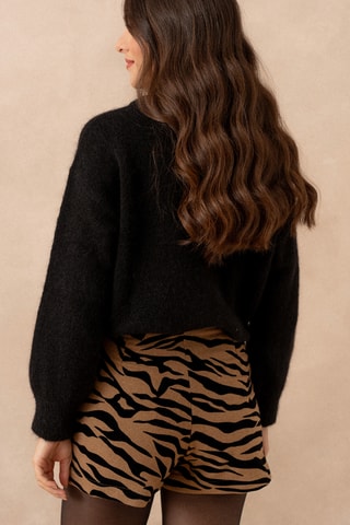 Short en laine - Marron