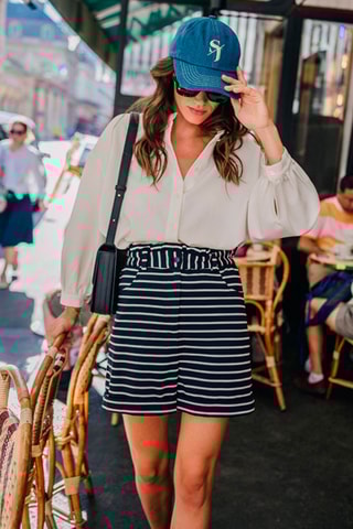 Short slim - Bleu marine