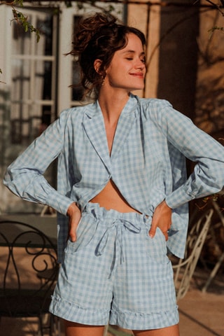 Short taille haute - Ciel