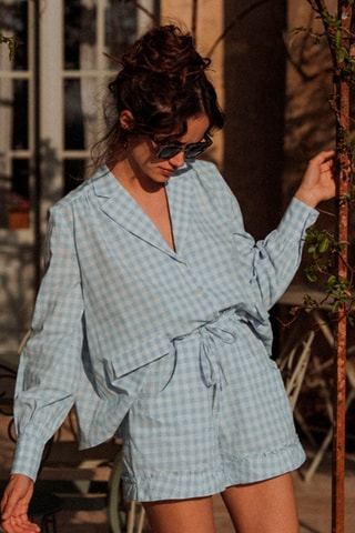 Short taille haute - Ciel