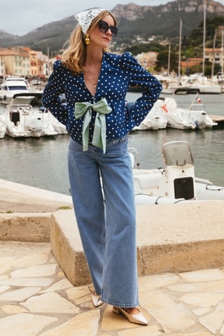 Blouse - Bleu
