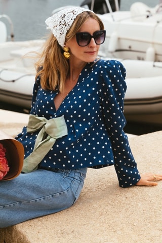 Blouse - Bleu