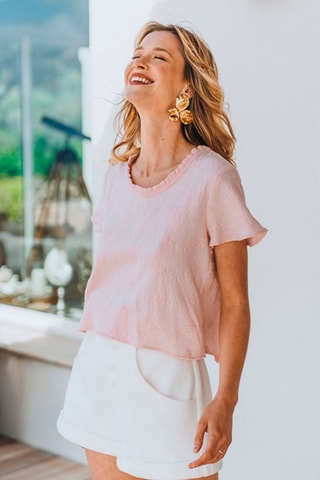 Blouse - Rose pâle
