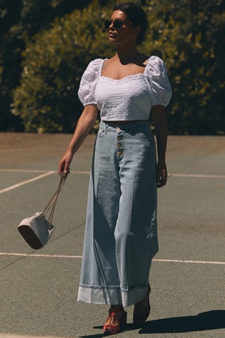Crop top - Blanc