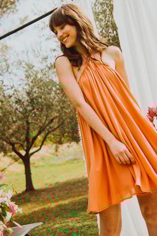 Robe courte - Orange