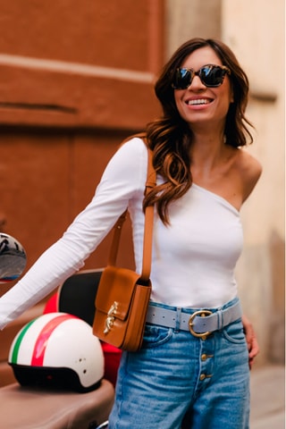 Top asymétrique - Blanc