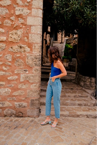 Body asymétrique - Bleu roi