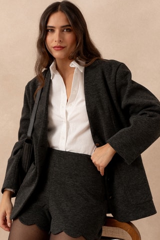 Veste de costume oversize - Gris foncé