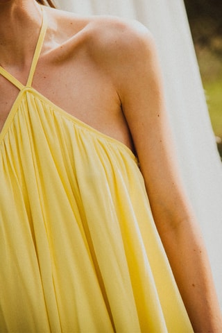 Robe courte - Jaune