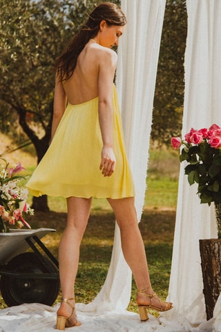 Robe courte - Jaune