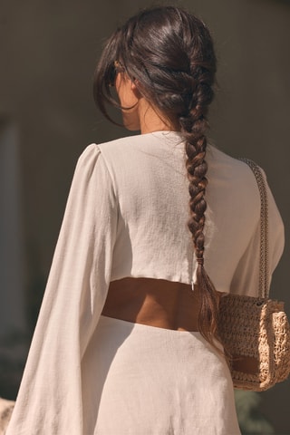 Robe courte - Beige