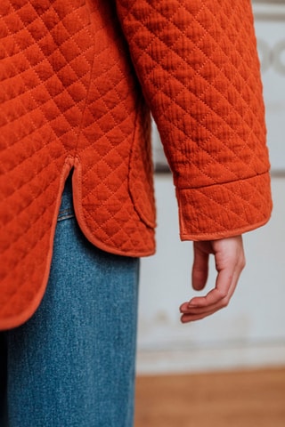 Veste oversize matelassée - Orange