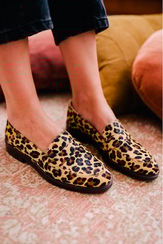 Mocassins en cuir - Jaune