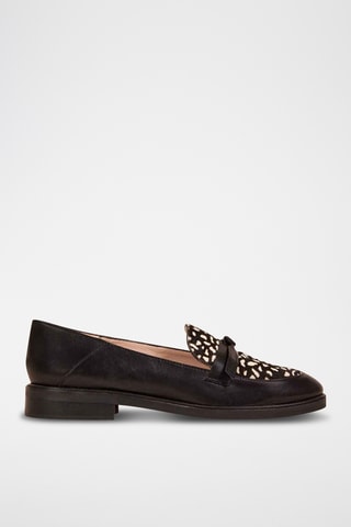 Mocassins en cuir - Noir