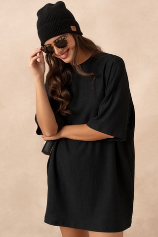Robe oversize - Noir