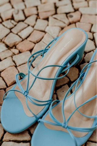 Sandales à talons - Ciel