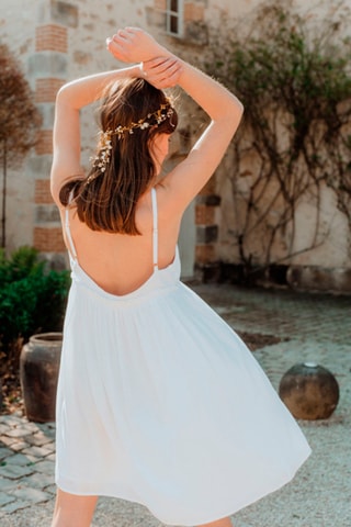 Robe courte - Blanc