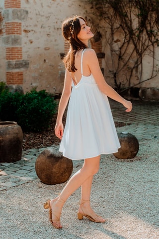 Robe courte - Blanc
