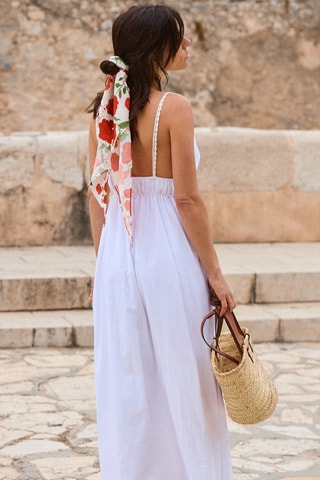 Robe longue - Blanc