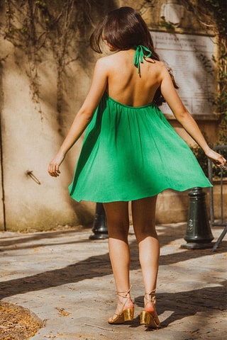 Robe courte - Vert