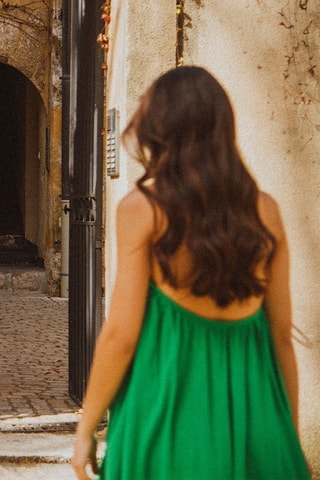 Robe courte - Vert