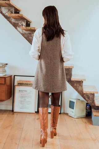 Robe 2-en-1 - Marron