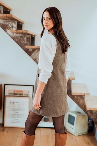 Robe 2-en-1 - Marron