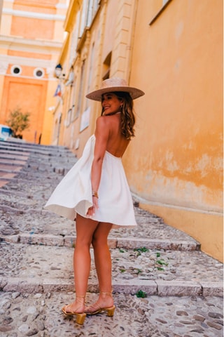 Robe courte - Blanc