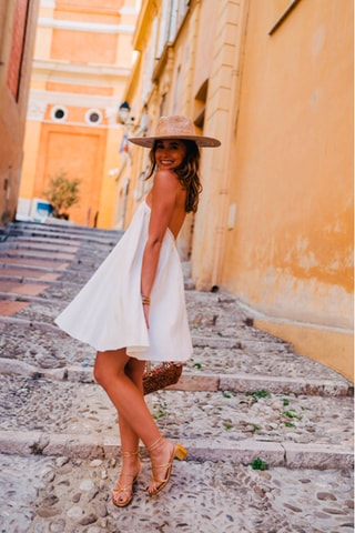 Robe courte - Blanc