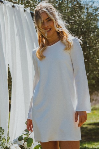 Robe droite - Blanc