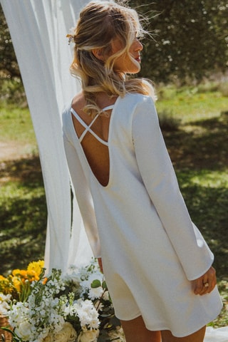 Robe droite - Blanc