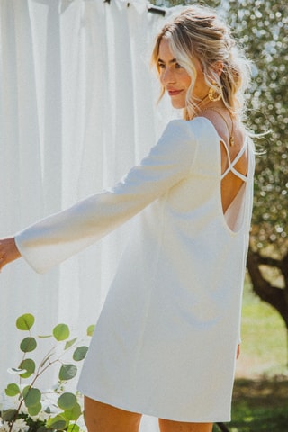 Robe droite - Blanc
