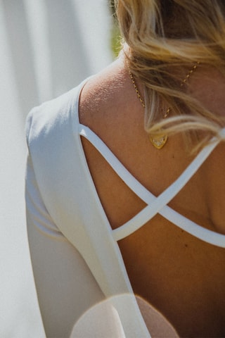 Robe droite - Blanc